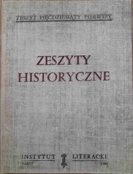Zeszyty Historyczne, nr 51