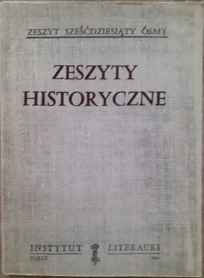 Zeszyty Historyczne, nr 68 - obrazek 1