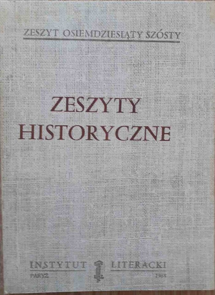 Zeszyty Historyczne, nr 86 - obrazek 1