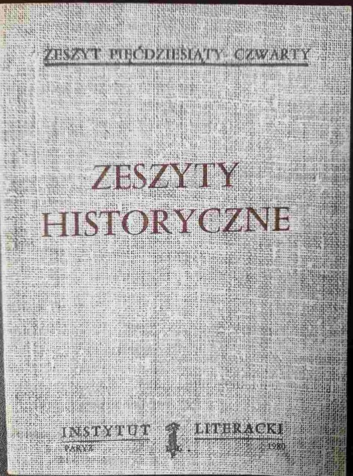 Zeszyty Historyczne, nr 54 - obrazek 1