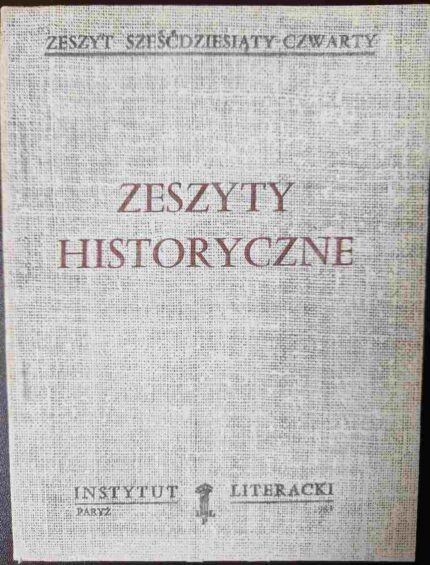 Zeszyty Historyczne, nr 64