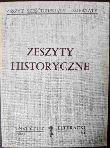 Zeszyty Historyczne, nr 69