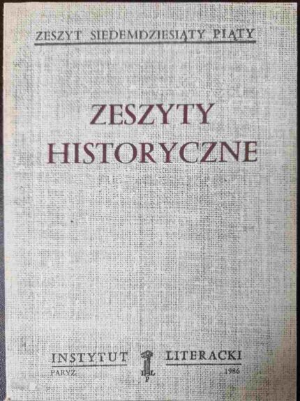 Zeszyty Historyczne, nr 75