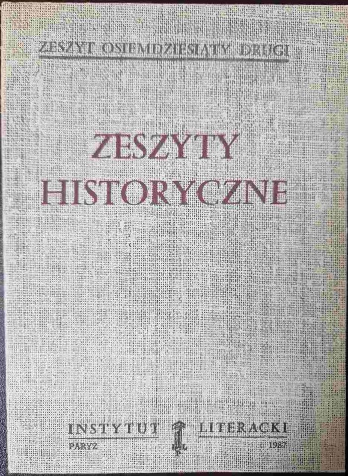 Zeszyty Historyczne, nr 82 - obrazek 1