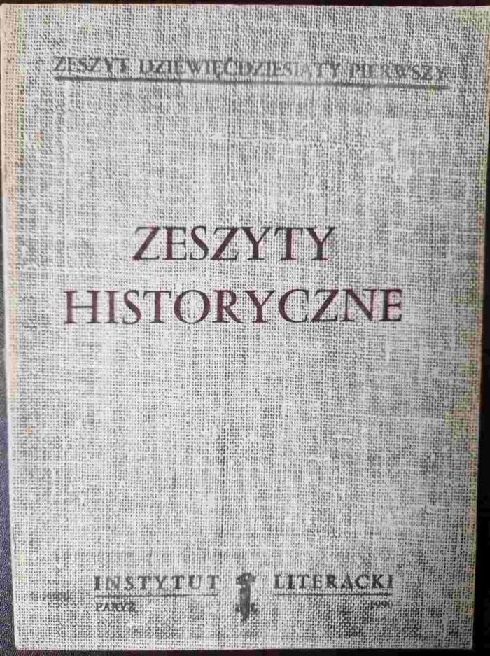 Zeszyty Historyczne, nr 91 - obrazek 1