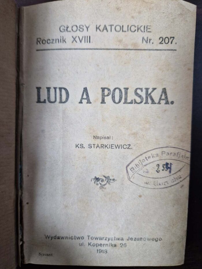 Głosy katolickie, 1918, nr-y 207-218 - obrazek 1