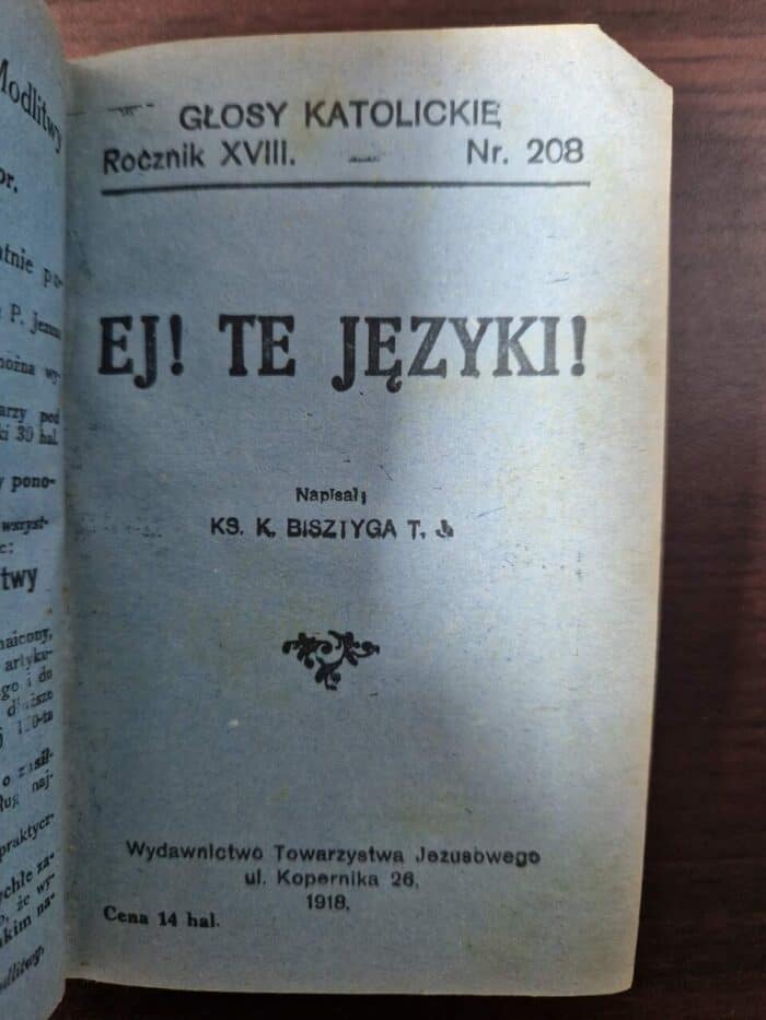 Głosy katolickie, 1918, nr-y 207-218 - obrazek 2