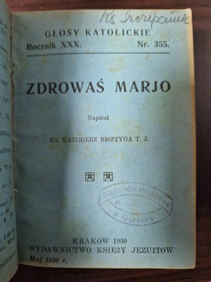 Głosy katolickie, 1930, nr-y 351-362 - obrazek 6