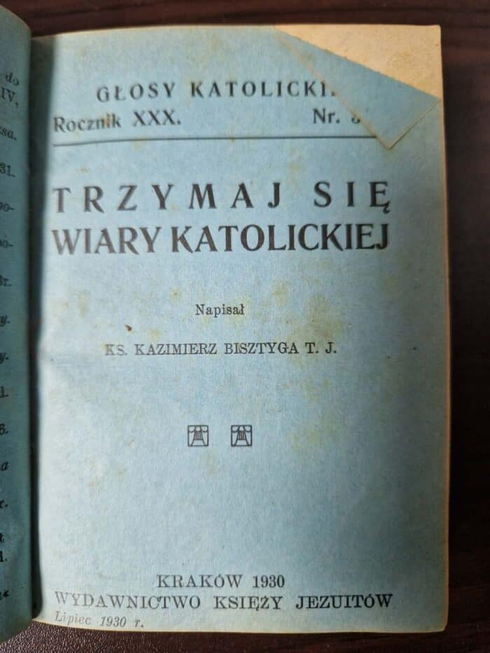Głosy katolickie, 1930, nr-y 351-362 - obrazek 8