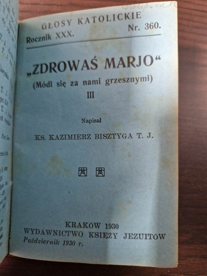 Głosy katolickie, 1930, nr-y 351-362 - obrazek 11