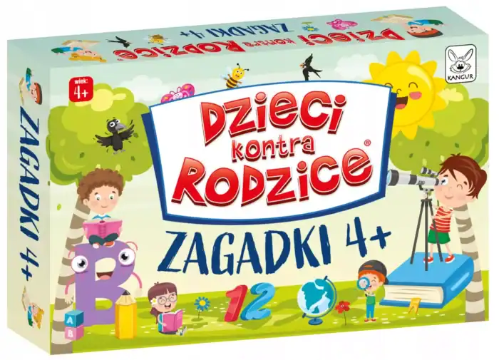 Dzieci kontra Rodzice. Zagadki 4+ - obrazek 1