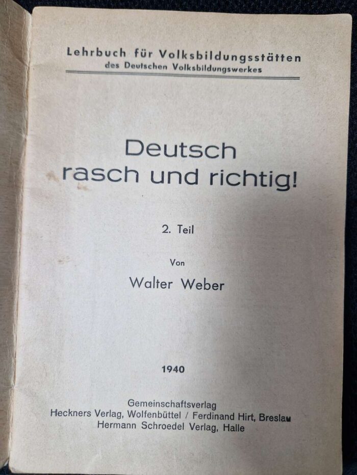 Deutsch rasch und richtig! (1940) - obrazek 2