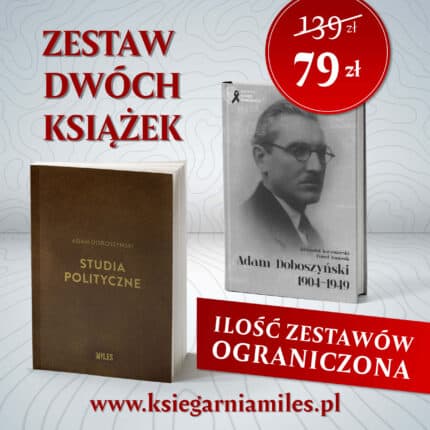 Zestaw dwóch książek - Studia polityczne i Adam Doboszyński