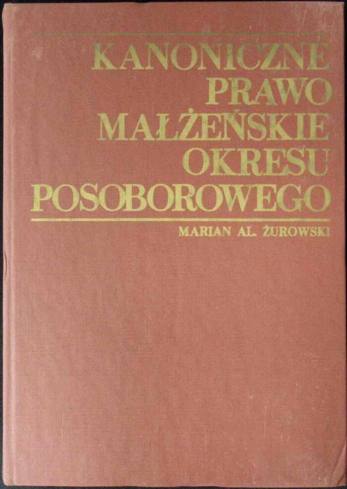 Kanoniczne prawo małżeńskie okresu posoborowego - obrazek 1