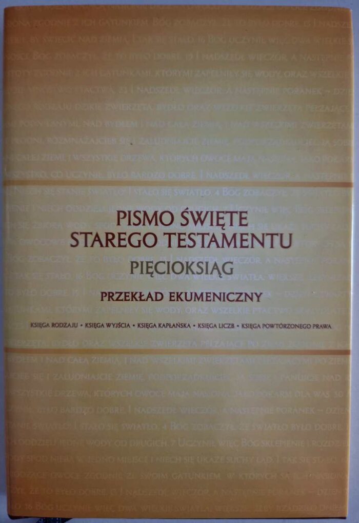 Pismo Święte Starego Testamentu. Pięcioksiąg. Przekład ekumeniczny - obrazek 1