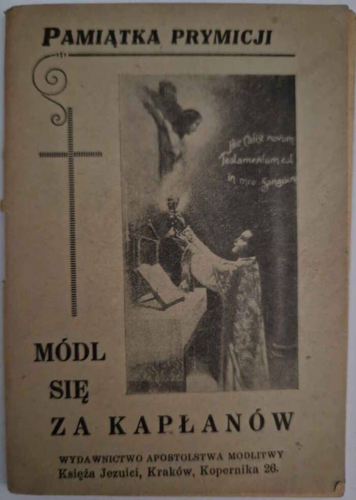 Módl się za kapłanów. Pamiątka prymicji - obrazek 1