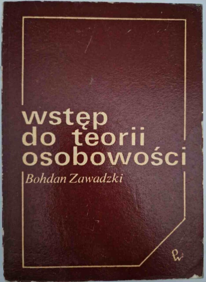 Wstęp do teorii osobowości - obrazek 1