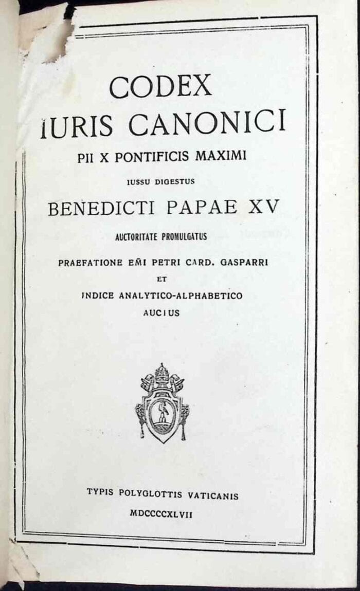 Codex Iuris Canonici - obrazek 1