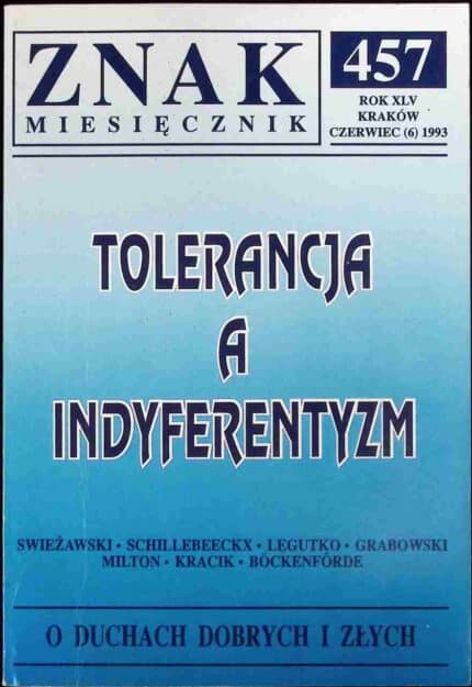 Znak miesięcznik 457 (czerwiec 1993)