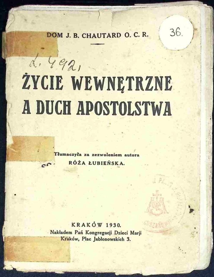 Życie wewnętrzne a duch apostolstwa - obrazek 1