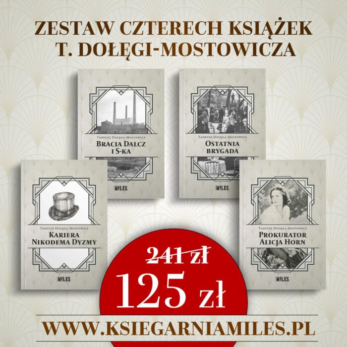 Zestaw czterech książek T. Dołęgi-Mostowicza - obrazek 1