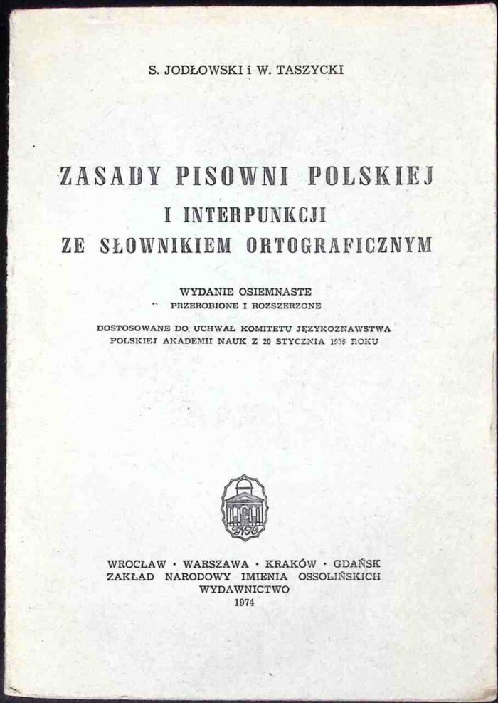Zasady pisowni polskiej i interpunkcji ze słownikiem ortograficznym - obrazek 1