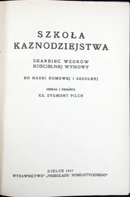 Szkoła kaznodziejstwa