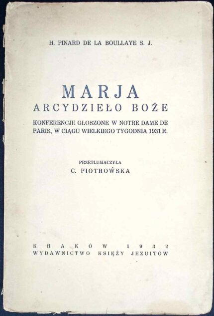 Marja Arcydzieło Boże