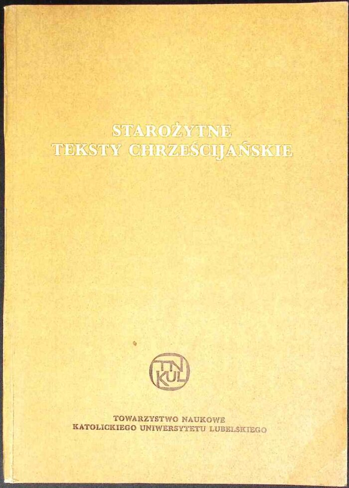 Starożytne teksty chrześcijańskie - obrazek 1