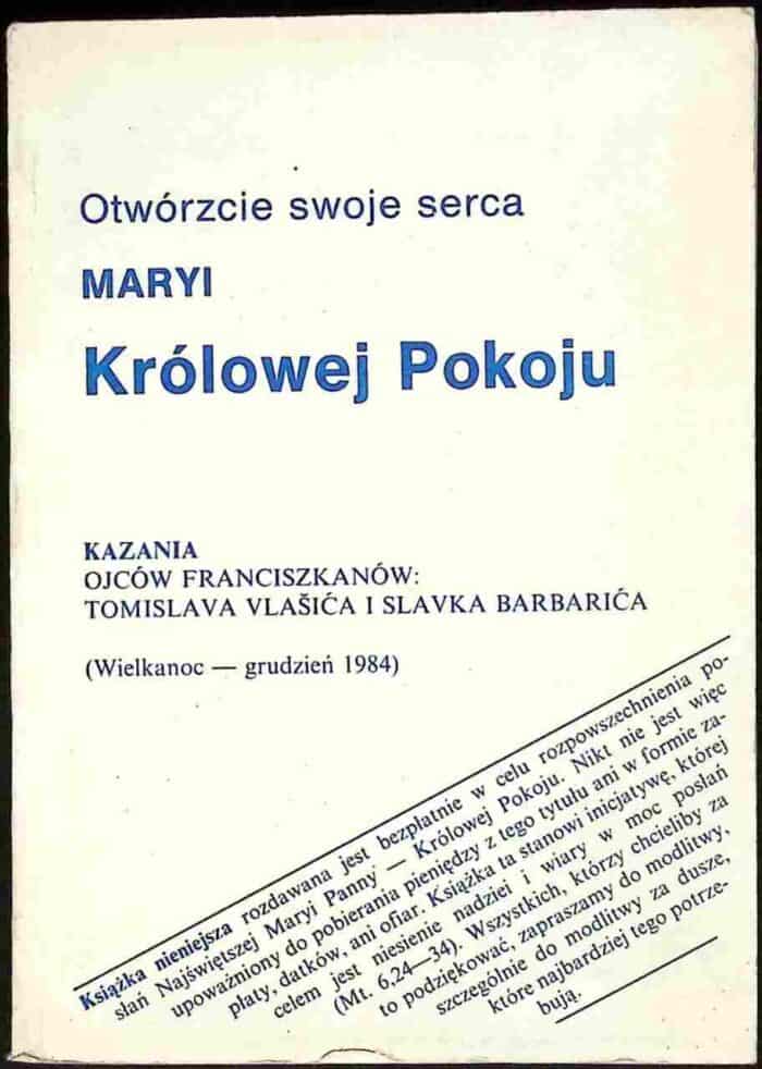 Otwórzcie swoje serca Maryi Królowej Pokoju - obrazek 1