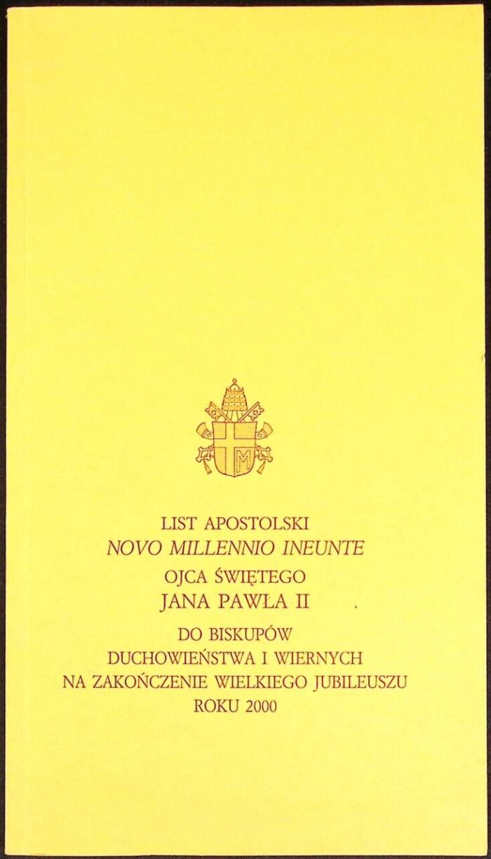 List Apostolski Novo Millennio Ineunte - obrazek 1