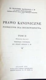 Prawo kanoniczne, t. II