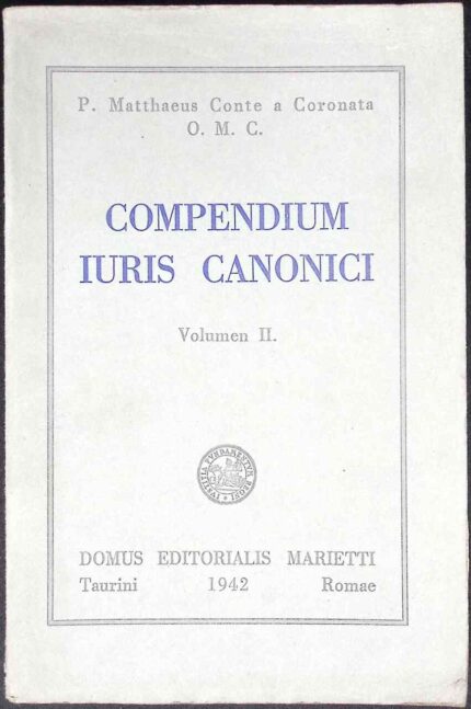 Compendium Iuris Canonici, t. II