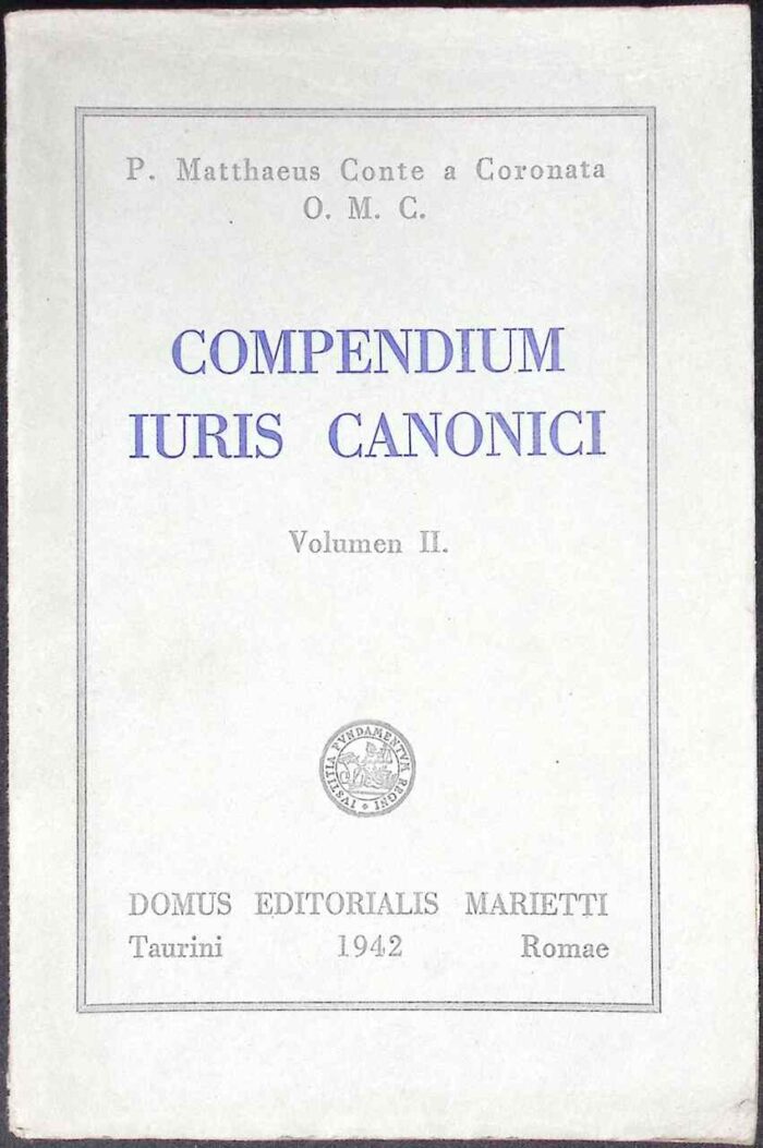 Compendium Iuris Canonici, t. II - obrazek 1