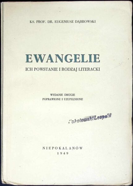 Ewangelie. Ich powstanie i rodzaj literacki