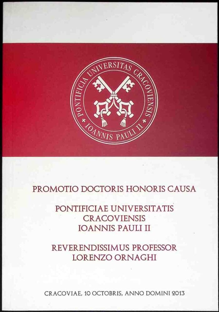 Promotio doctoris honoris causa Lorenzo Ornaghi - obrazek 1