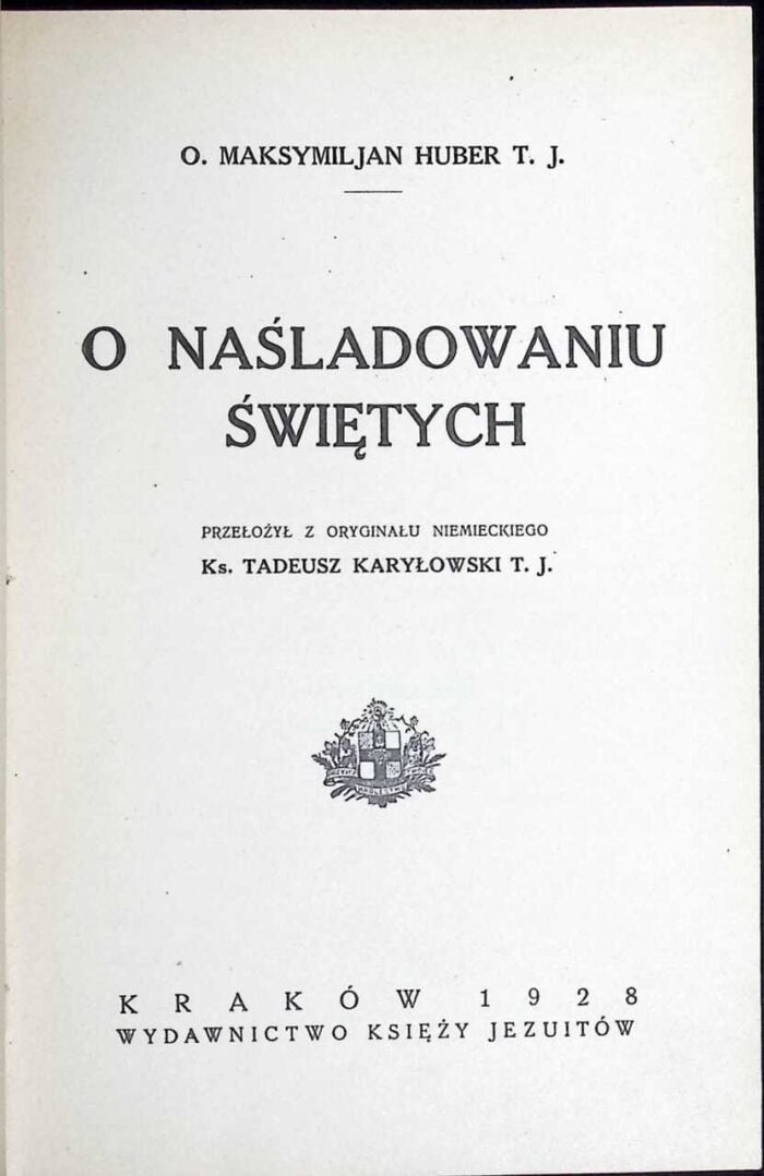 O naśladowaniu świętych - obrazek 1