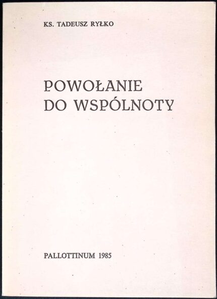 Powołanie do wspólnoty