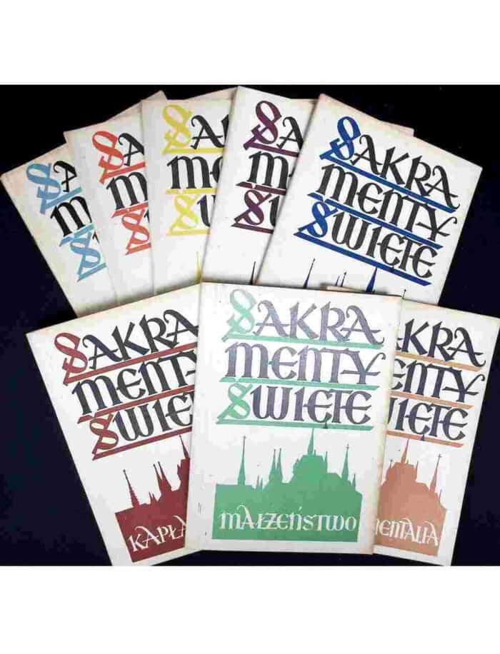 Sakramenty święte - osiem książek w etui (1956 r.) - obrazek 1