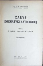 Zarys dogmatyki katolickiej, t. III