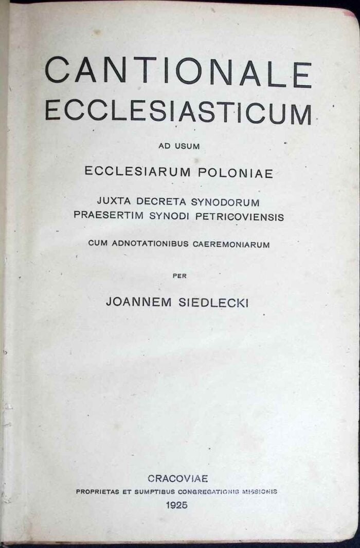 Cantionale Ecclesiasticum - obrazek 1