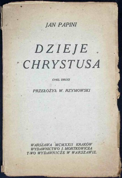 Dzieje Chrystusa, cykl drugi