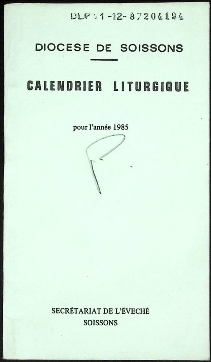 Calendrier liturgique - obrazek 1