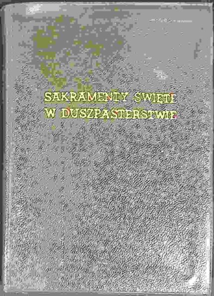 Sakramenty święte w duszpasterstwie