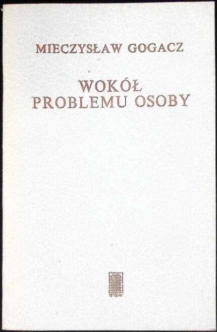 Wokół problemu osoby