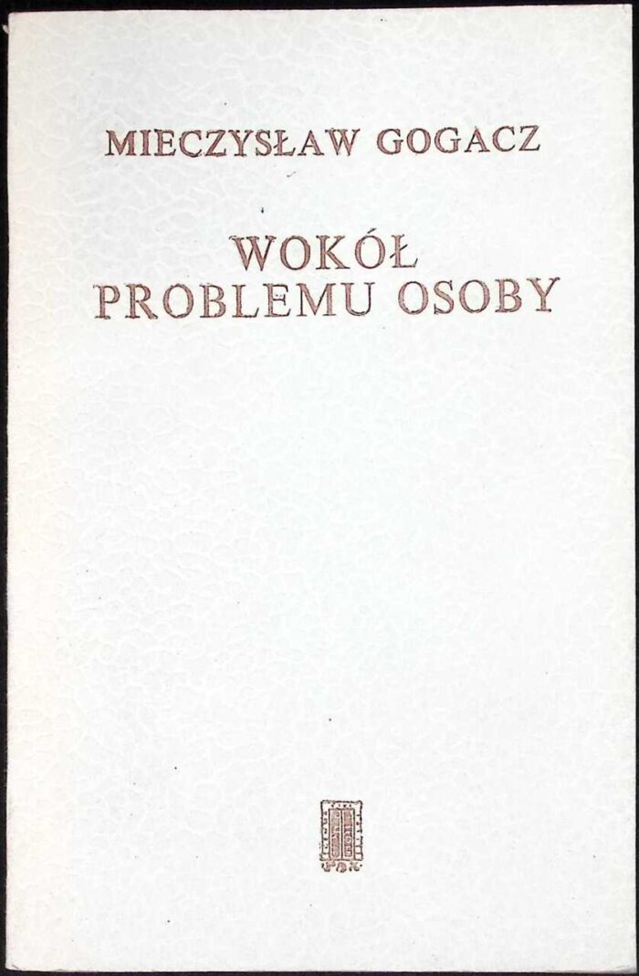 Wokół problemu osoby - obrazek 1
