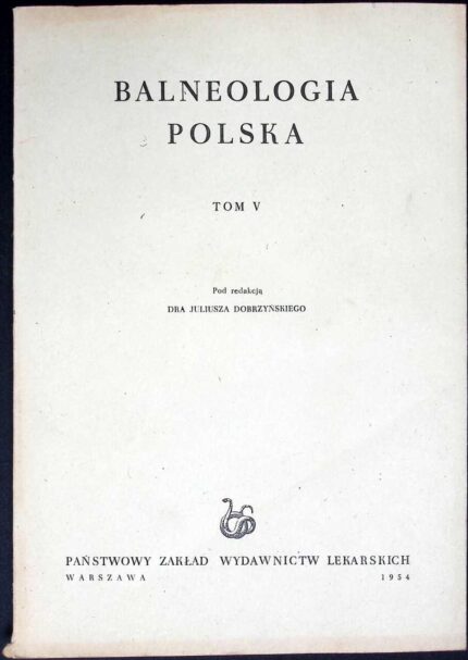 Balneologia polska, t. V