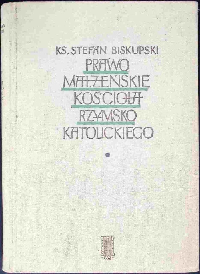 Prawo małżeńskie Kościoła rzymskokatolickiego, t. I - obrazek 1
