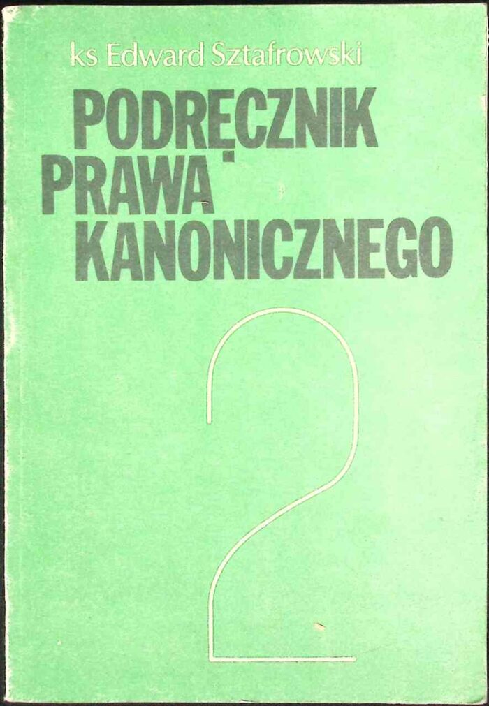Podręcznik prawa kanonicznego, t. II - obrazek 1