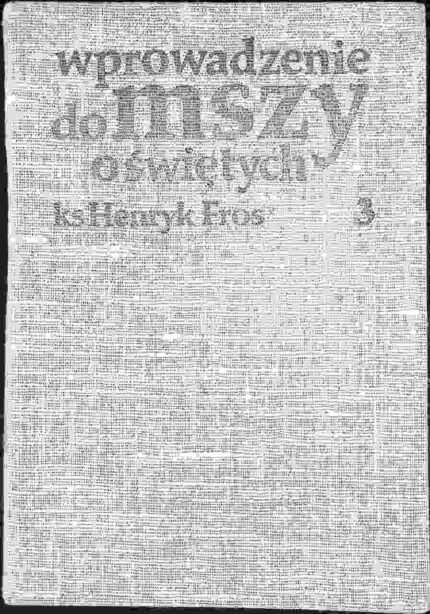 Wprowadzenie do mszy o świętych, t. III